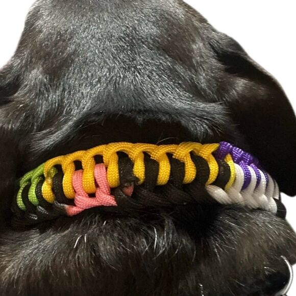 Handmade paracord dog, cat collar - Picture 1 of 8